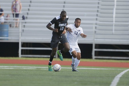 Redemption: New York men's soccer team eliminates defending National titlists, Penn State Brandywine, shutting out Nittany Lions 2-0; Knights qualify for USCAA Championship Match for first time