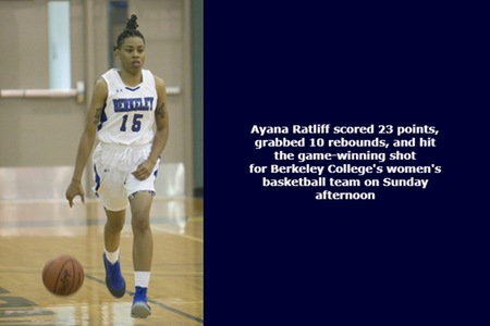 Ayana Ratliff's clutch jumper with 6.4 seconds remaining pushes women's basketball team to exhilarating 45-44 victory over Clippers